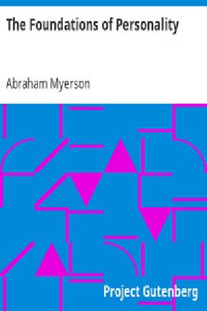 [Gutenberg 1575] • The Foundations of Personality